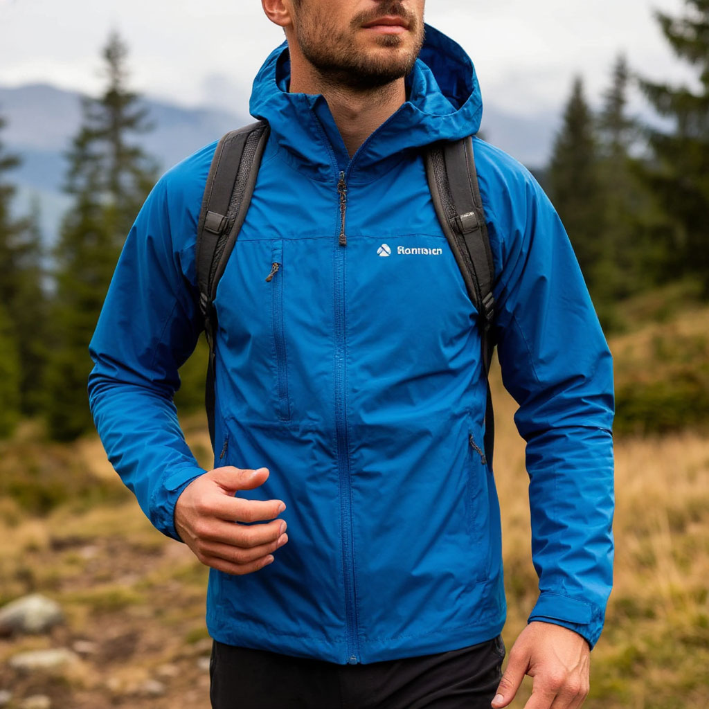 Куртка для похода в горы, бега или активного отдыха