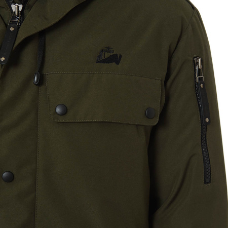 Мужская зимняя парка POLUS. Город + Экспедиции. Цвет: Хаки