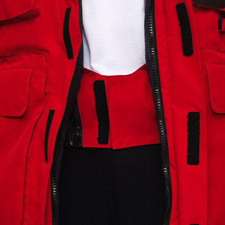 Мужская экспедиционная парка LEDOKOL. Цвет: Красный