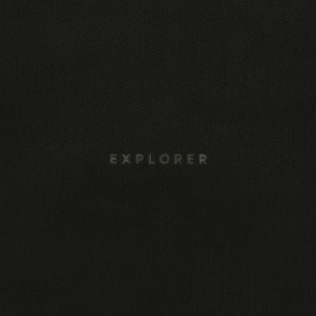 Олимпийка на молнии с надписью Черный