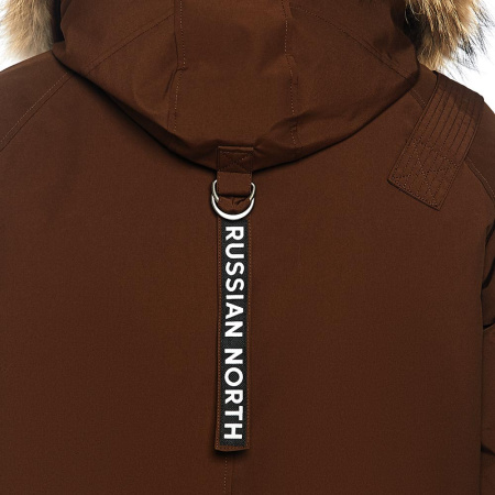 CHILL - универсальная и легкая мужская зимняя парка. Цвет: Какао