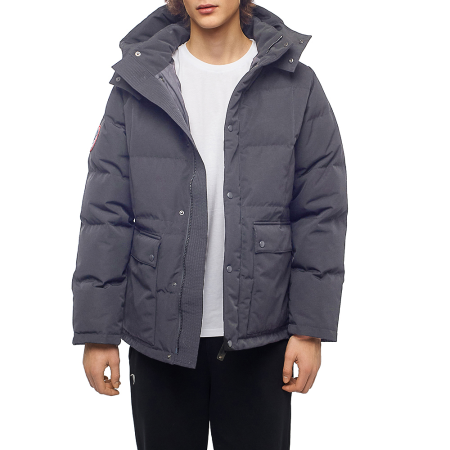 Стеганая пуховая мужская куртка GAZ Серый