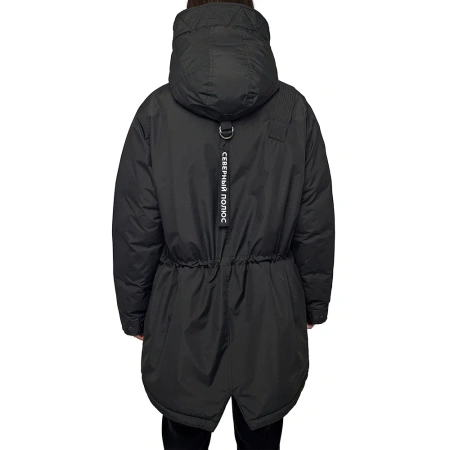 Женская черная парка Beluga